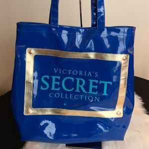 Blue Victoria’s Secret Tote Bag